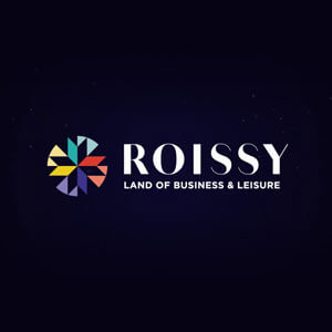 Das Wappen von Roissy