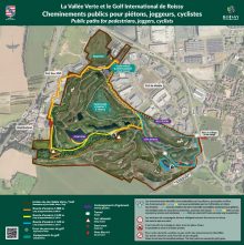 Plan de la Vallée Verte et du Golf de Roissy