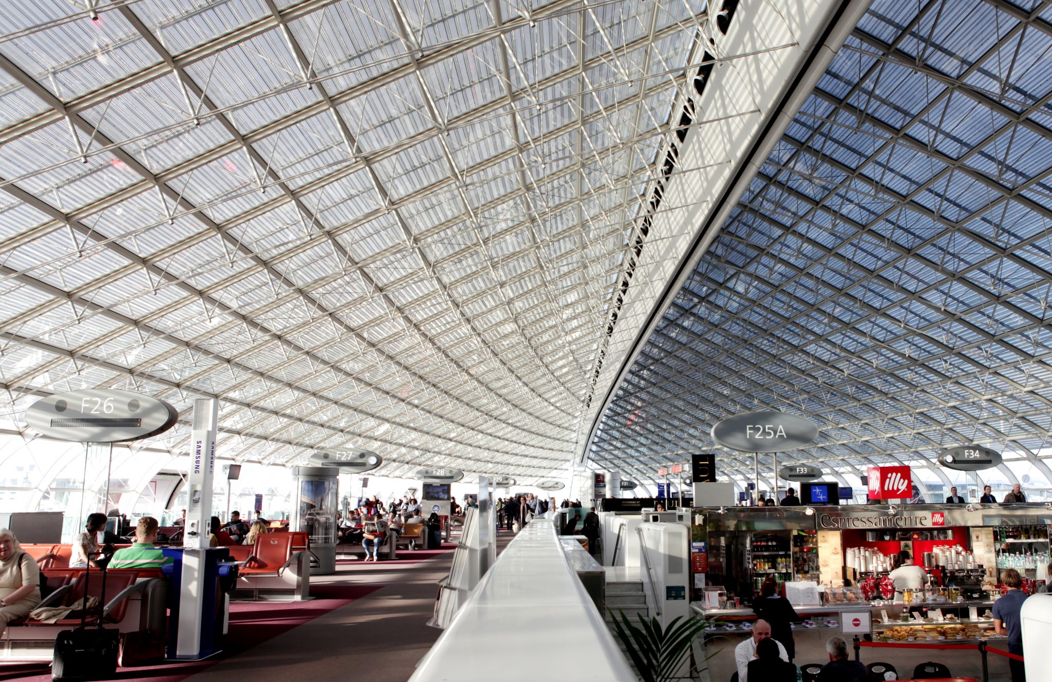 Les terminaux de l’aéroport Paris-Roissy Charles de Gaulle