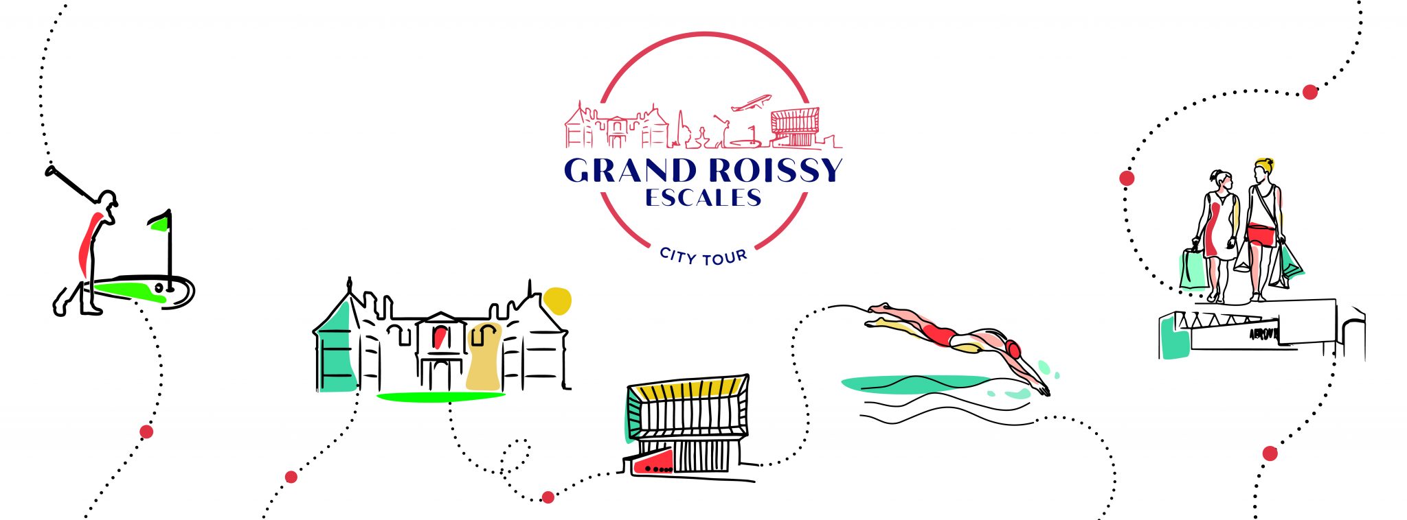 Het VVV-kantoor Grand Roissy lanceert zijn stadstour