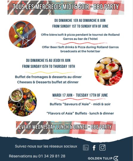 Golden Tulip : un programme culinaire riche en saveursMercure : Triple événement en juin