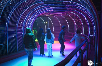 Soirée de réouverture de la patinoire à la Plaine Oxygène