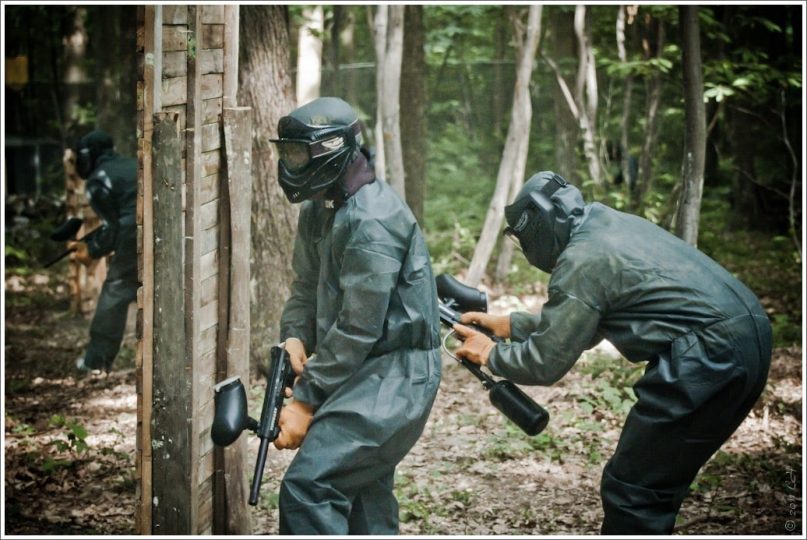 Paintball : adrénaline collective
