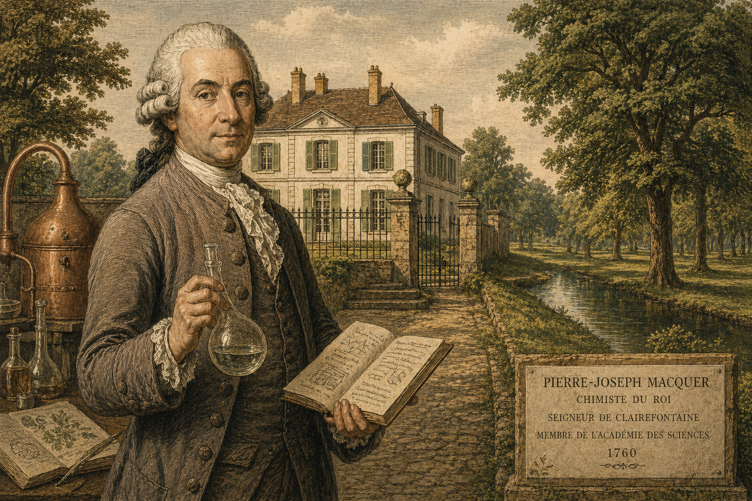 Gressy : quand un chimiste de Louis XV vivait au canal de l&rsquo;Ourcq