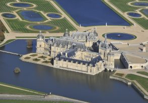 Vue aérienne du Domaine de Chantilly