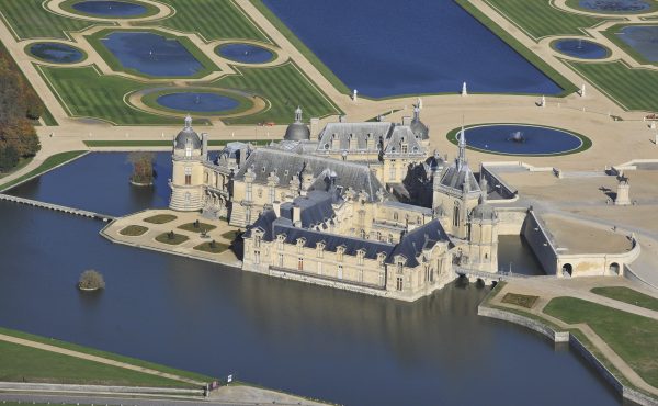 Vue aérienne du Domaine de Chantilly