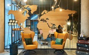 Carte du monde – coin d’Instagram