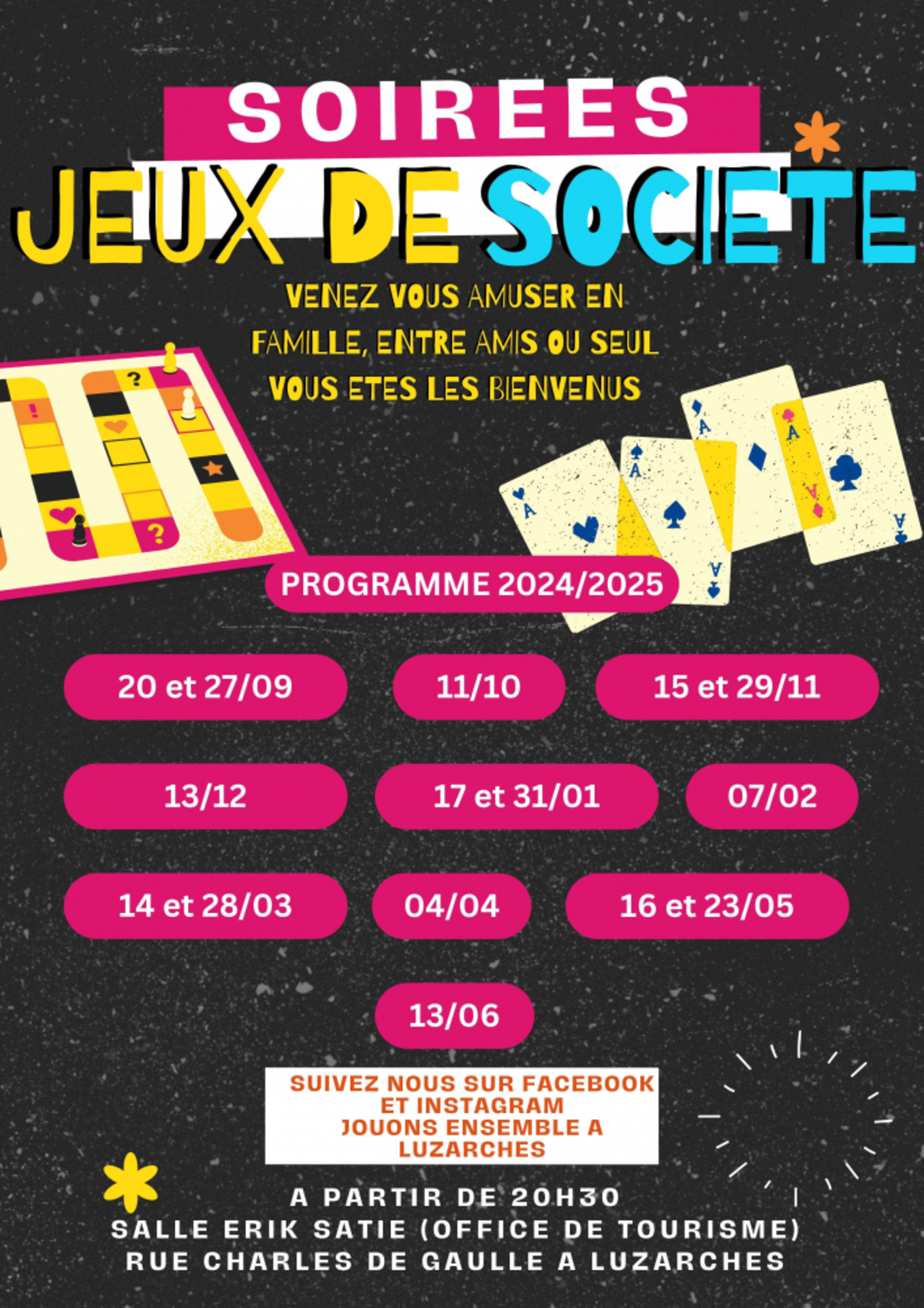 Soirée jeux de société
