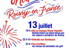 Fête nationale à Roissy-en-France
