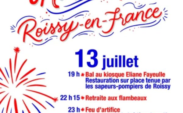 Fête nationale à Roissy-en-France