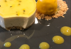 Dessert du restaurant The French Taste by Guy Martin