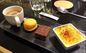 Dessert du restaurant The French Taste by Guy Martin