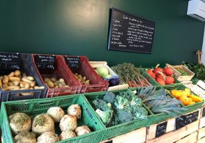 Etal de légumes